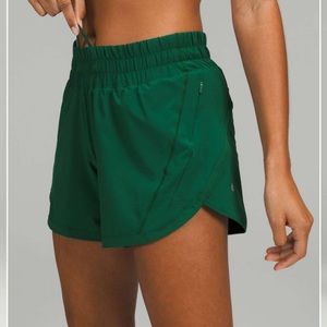 Lululemon Track That Mid-Rise 5” Shorts, Everglade Green